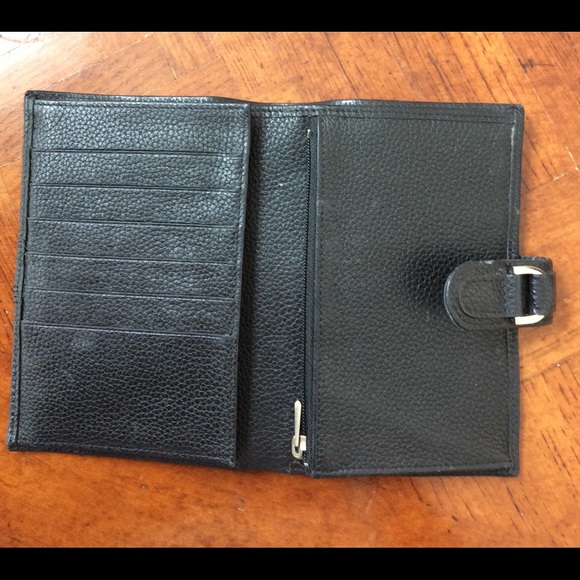 Longchamp Grain Black Leather Wallet - Picture 2 of 4